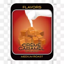 咖啡字体焦糖新月牌热咖啡风味-空若网 咖啡字体焦糖新月牌热咖啡风味-空若网
