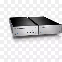 电子附件放大器黑银无线电接收机.声学传单模板-空若网 电子附件放大器黑银无线电接收机.声学传单模板-空若网