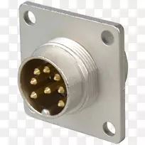 面板塞前安装法兰ip码电连接器角.lum-空若网 面板塞前安装法兰ip码电连接器角.lum-空若网