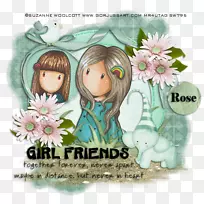 植物插画卡通绿花-空若网 植物插画卡通绿花-空若网