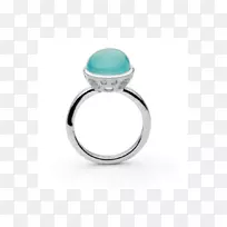 环银产品设计宝石设计师-蓝色半月-空若网 环银产品设计宝石设计师-蓝色半月-空若网