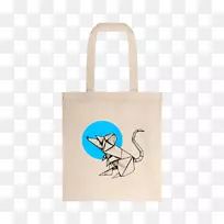 手提袋棉帆布幽默橙色折纸-空若网 手提袋棉帆布幽默橙色折纸-空若网