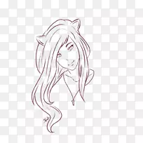 人发彩色染发素描-空若网 人发彩色染发素描-空若网