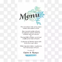 婚礼邀请函字体通俗-婚礼菜单邀请函-空若网 婚礼邀请函字体通俗-婚礼菜单邀请函-空若网