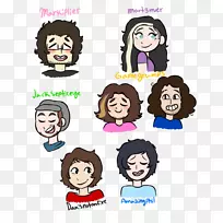 艺术人类行为设计插图YouTuber-设计-空若网 艺术人类行为设计插图YouTuber-设计-空若网