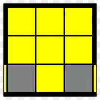 魔方对称剪贴画-立方体-空若网 魔方对称剪贴画-立方体-空若网