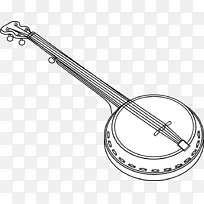 班卓琴,弦乐器,剪贴画.婴儿纹身-空若网 班卓琴,弦乐器,剪贴画.婴儿纹身-空若网