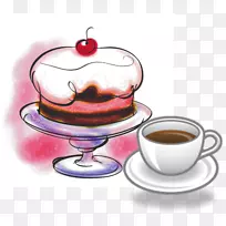 咖啡生日蛋糕巧克力蛋糕糖霜夹艺术剪贴画咖啡蛋糕-空若网 咖啡生日蛋糕巧克力蛋糕糖霜夹艺术剪贴画咖啡蛋糕-空若网