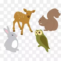 家用兔子桌动物纸木桌-空若网 家用兔子桌动物纸木桌-空若网