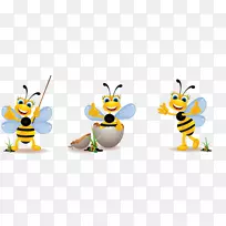 蜜蜂昆虫剪贴画免版税插图-蜜蜂-空若网 蜜蜂昆虫剪贴画免版税插图-蜜蜂-空若网