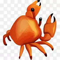 螃蟹剪贴画十足类食肉动物鼻子-螃蟹-空若网 螃蟹剪贴画十足类食肉动物鼻子-螃蟹-空若网
