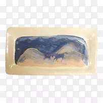 钴蓝色长方形.复古手绘-空若网 钴蓝色长方形.复古手绘-空若网