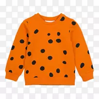 圆点套筒毛衣颈橙色圆点-空若网 圆点套筒毛衣颈橙色圆点-空若网