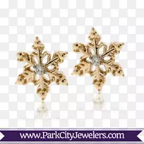 雪花耳环、纸首饰.雪花-空若网 雪花耳环、纸首饰.雪花-空若网