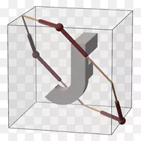 产品设计线角-蓝色立方体-空若网 产品设计线角-蓝色立方体-空若网