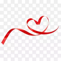 红丝带爱情剪贴画情人节丝带-空若网 红丝带爱情剪贴画情人节丝带-空若网