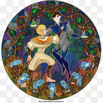 彩色玻璃服装设计插图-星期五晚上派对海报-空若网 彩色玻璃服装设计插图-星期五晚上派对海报-空若网