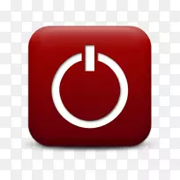 电脑图标按钮符号桌面壁纸夹艺术红色电源按钮图标-空若网 电脑图标按钮符号桌面壁纸夹艺术红色电源按钮图标-空若网