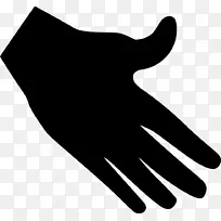 剪贴画拇指轮廓手套线-剪影-空若网 剪贴画拇指轮廓手套线-剪影-空若网