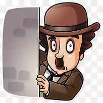 电报贴纸帽子卡通套装-查理卓别林剪贴画-空若网 电报贴纸帽子卡通套装-查理卓别林剪贴画-空若网