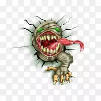 爬行动物动画插图-爆发-空若网 爬行动物动画插图-爆发-空若网