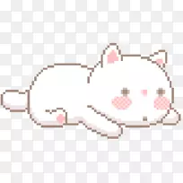 GIF猫剪贴画像素艺术-猫-空若网 GIF猫剪贴画像素艺术-猫-空若网