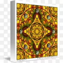 画廊包装视觉艺术对称画布-唐卡-空若网 画廊包装视觉艺术对称画布-唐卡-空若网