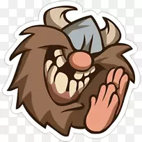 食肉动物剪贴画贴纸制作手指野蛮人-空若网 食肉动物剪贴画贴纸制作手指野蛮人-空若网