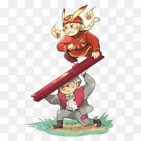 插画剪贴画传奇生物-奥别利克斯-空若网 插画剪贴画传奇生物-奥别利克斯-空若网