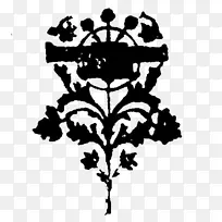 图形剪影开花植物叶-空若网 图形剪影开花植物叶-空若网