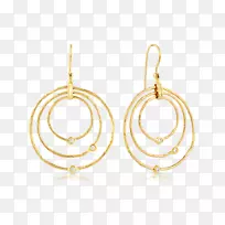 耳环产品设计车身首饰.黄色水滴-空若网 耳环产品设计车身首饰.黄色水滴-空若网