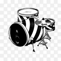 鼓套插画低音鼓绘图鼓-空若网 鼓套插画低音鼓绘图鼓-空若网