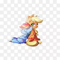 数字艺术卡通画插图.Applejack-空若网 数字艺术卡通画插图.Applejack-空若网