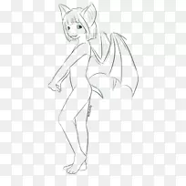 手绘人体卡通-毛茸茸的素描-空若网 手绘人体卡通-毛茸茸的素描-空若网