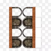 矩形-双折-空若网 矩形-双折-空若网