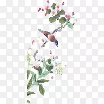 书画图像画花鸟画枝条-空若网 书画图像画花鸟画枝条-空若网