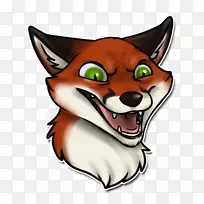 红狐夹艺术iMessage鼻子-狐狸卡通-空若网 红狐夹艺术iMessage鼻子-狐狸卡通-空若网