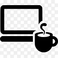 笔记本电脑咖啡电脑图标剪贴画.笔记本电脑-空若网 笔记本电脑咖啡电脑图标剪贴画.笔记本电脑-空若网
