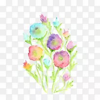 水彩画:花卉设计-绘画-空若网 水彩画:花卉设计-绘画-空若网