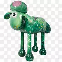 动物雕像马绿色-大蒜气味-空若网 动物雕像马绿色-大蒜气味-空若网