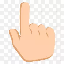 拇指手模型产品设计.男性手指指向上-空若网 拇指手模型产品设计.男性手指指向上-空若网