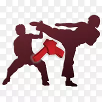 GIF武术动画形象跆拳道-动画-空若网 GIF武术动画形象跆拳道-动画-空若网