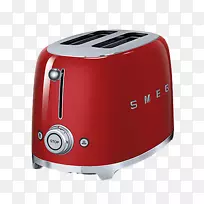 Smeg复古2片烤面包机家用电器厨房-厨房-空若网 Smeg复古2片烤面包机家用电器厨房-厨房-空若网