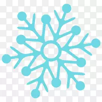 蓝色对称区域文本-雪花-空若网 蓝色对称区域文本-雪花-空若网