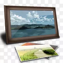 画框电脑显示器平板显示装置.图片-空若网 画框电脑显示器平板显示装置.图片-空若网