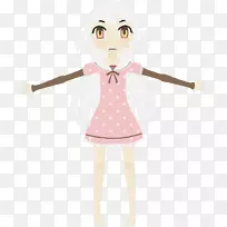 服装手指粉红m形插图-莫莫·纳格萨-空若网 服装手指粉红m形插图-莫莫·纳格萨-空若网