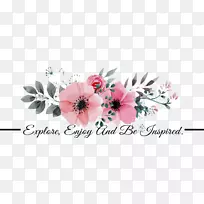 花卉设计水彩画png图片图形图像设计-空若网 花卉设计水彩画png图片图形图像设计-空若网