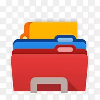 电蓝色黄色文件夹资源管理器-空若网 电蓝色黄色文件夹资源管理器-空若网