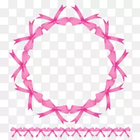 着色书图像插图剪贴画粉红色带边框-空若网 着色书图像插图剪贴画粉红色带边框-空若网