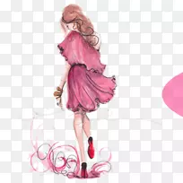 时装插画图像.时装绘图-空若网 时装插画图像.时装绘图-空若网